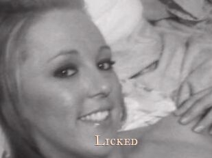 Licked